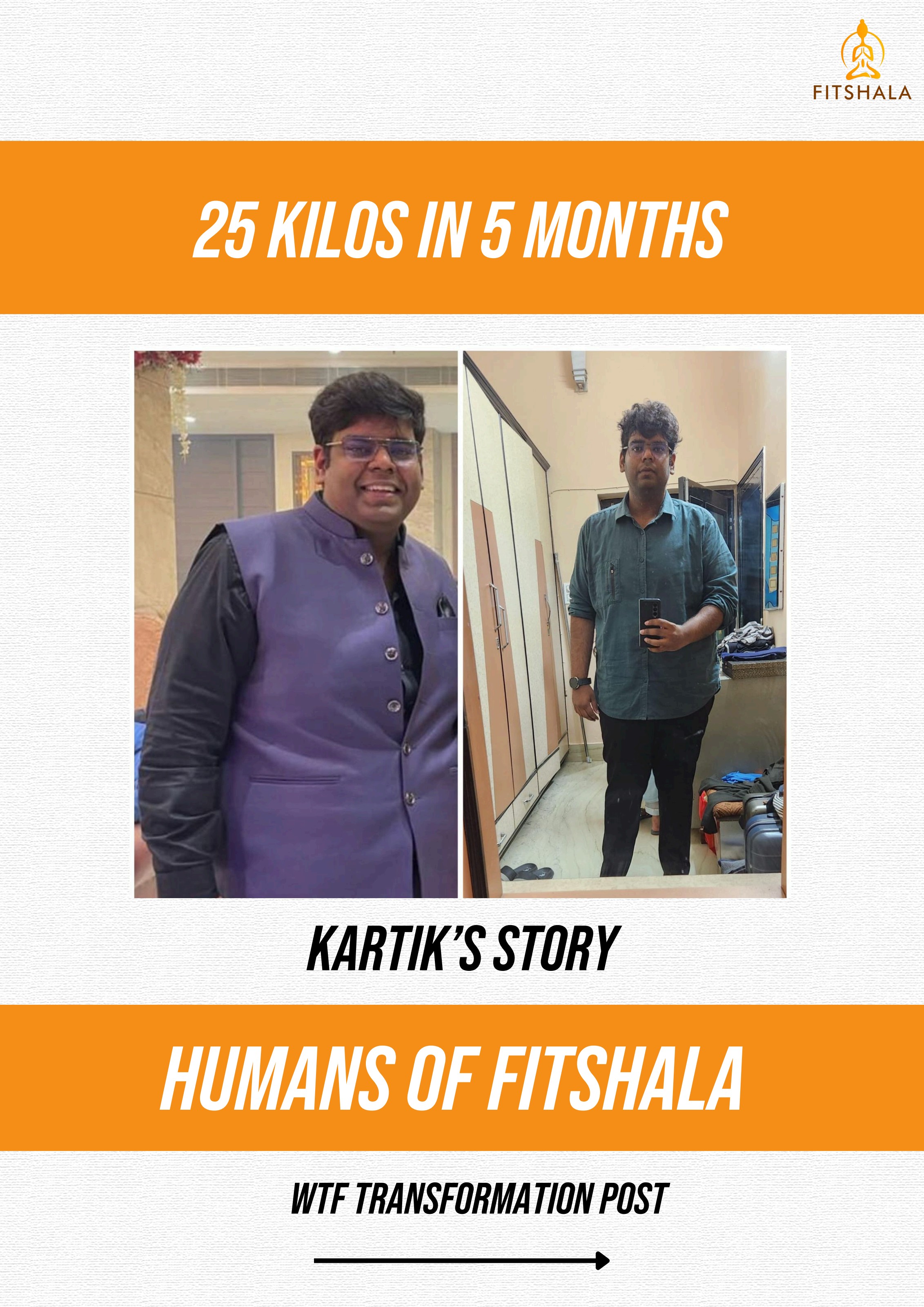 Kartik — 25+ kilos in 5 months — and a Himalayan summit