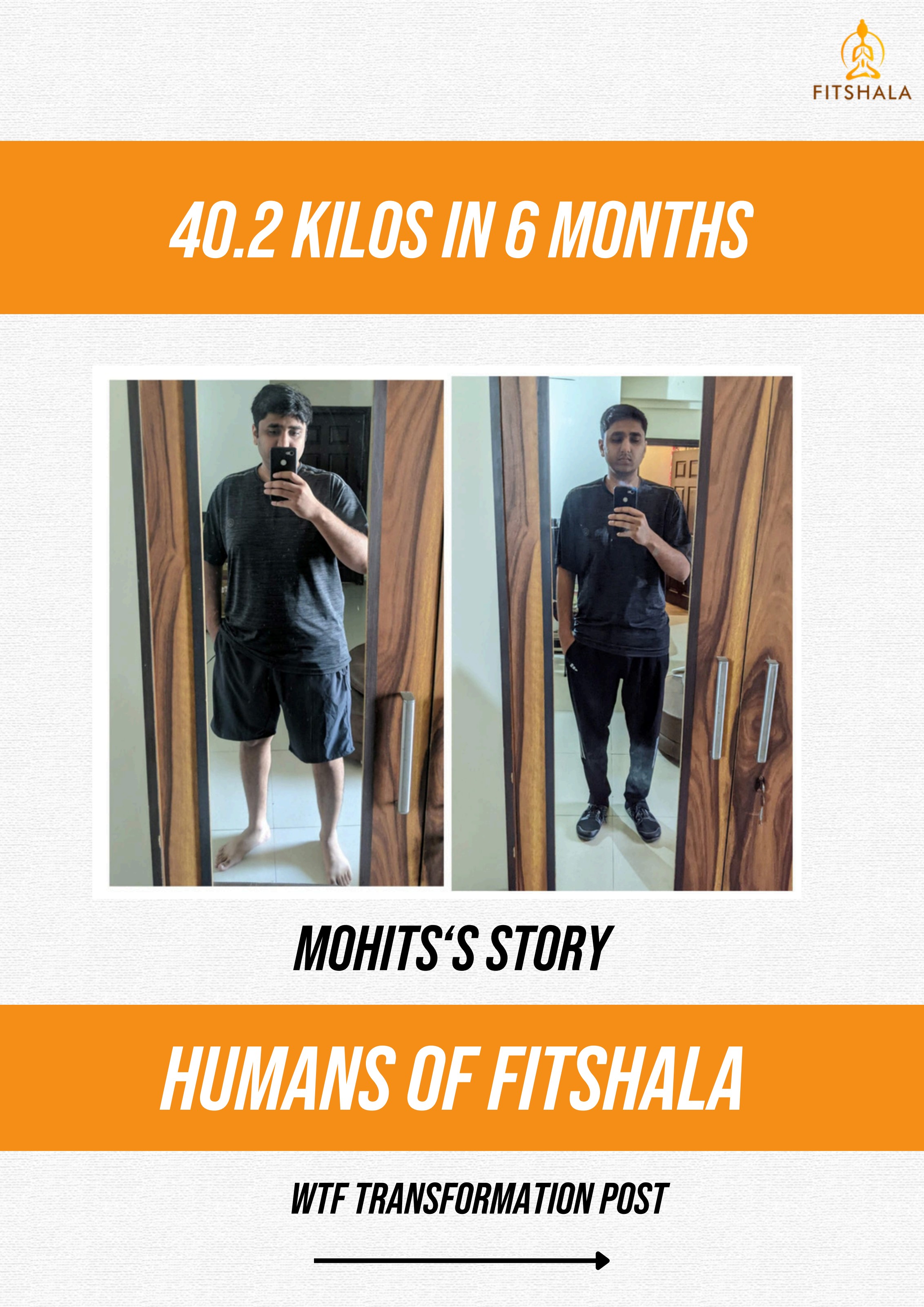 Mohit — 40.2 kilos in 6 months